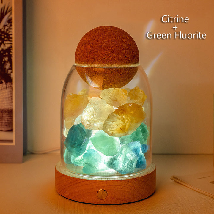 Crystal Aroma Diffuser with Night - light.