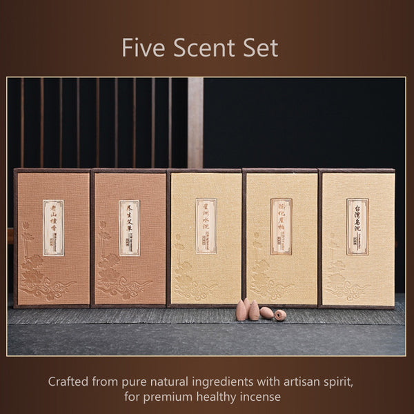 Great Value Incense Cone Set With 5 Scents