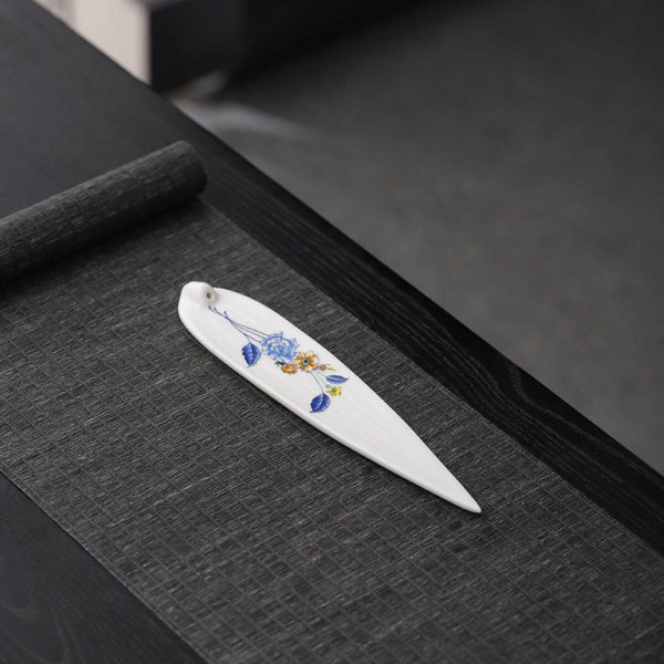 Zen Peony Ceramic Incense Holder