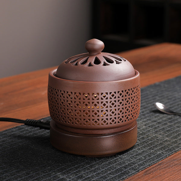 Zisha Electronic Incense Burner with Night 1.