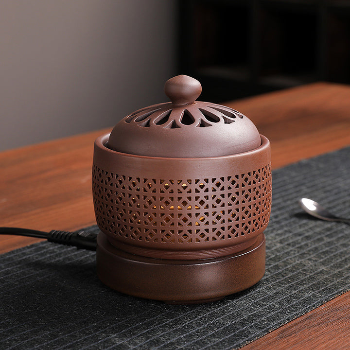 Zisha Electronic Incense Burner with Night 1.