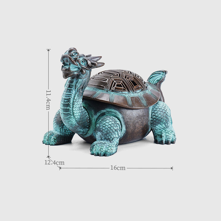 Exquisite Dragon-Turtle Incense Burner.