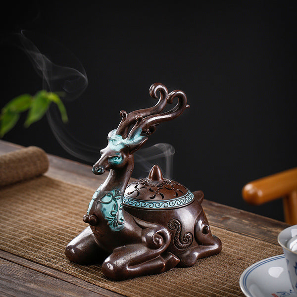 Exquisite Deer shaped Incense Burner.
