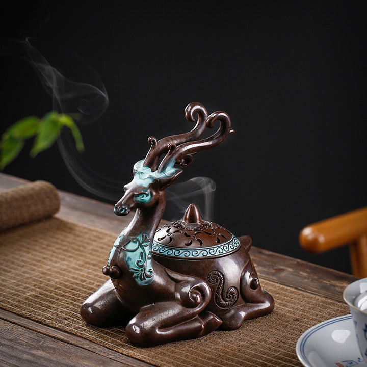 Exquisite Deer shaped Incense Burner.