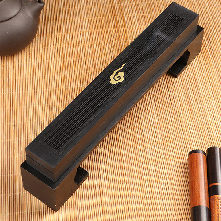 Exquisite Wooden Horizontal Incense Burner.