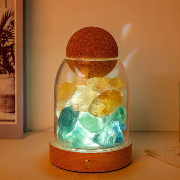 Crystal Aroma Diffuser with Night - light.