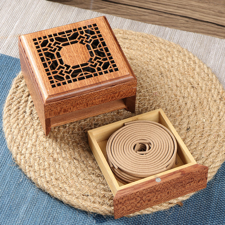 Double - Layered Sandalwood Incense Burner.