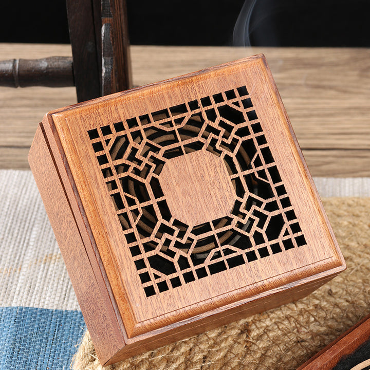 Double - Layered Sandalwood Incense Burner.