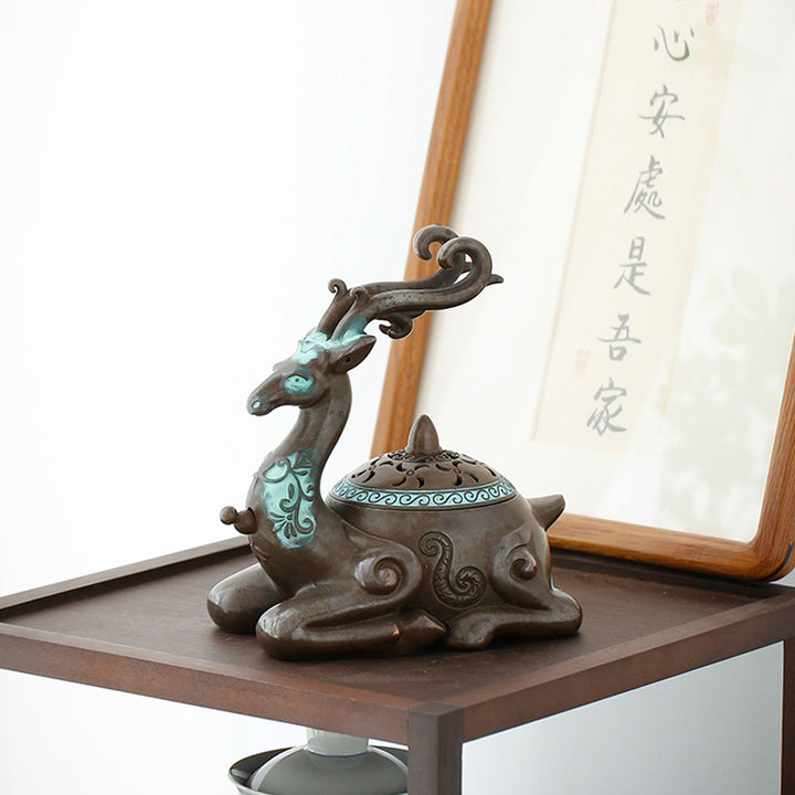 Exquisite Deer shaped Incense Burner.