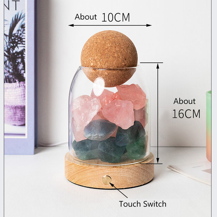 Crystal Aroma Diffuser with Night - light.