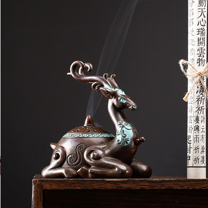 Exquisite Deer shaped Incense Burner.