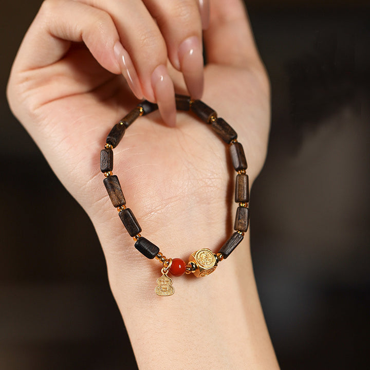 Dagargan Jade Agarwood Bracelet.