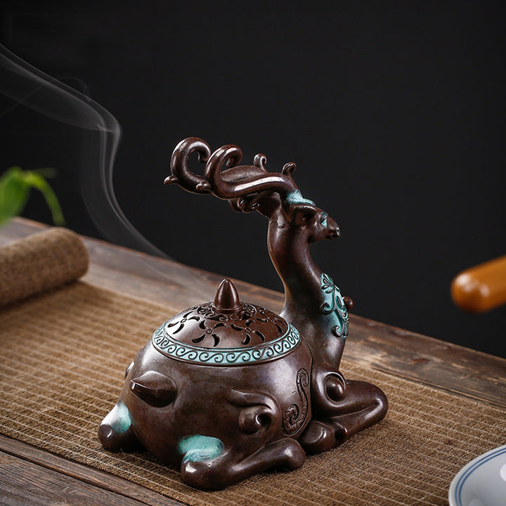 Exquisite Deer shaped Incense Burner.