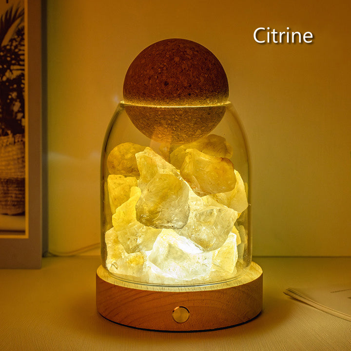 Crystal Aroma Diffuser with Night - light.