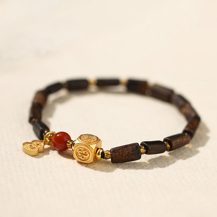 Dagargan Jade Agarwood Bracelet.