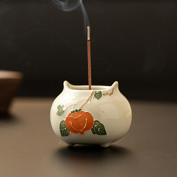 Shi Shi Ru Yi Ceramic Incense Holder