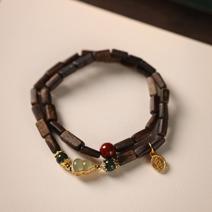 Dagargan Jade Agarwood Bracelet.