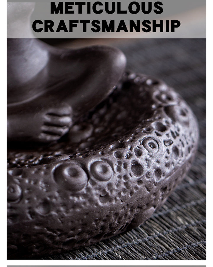 Alien - Shaped Ceramic Cone Incense Burner.