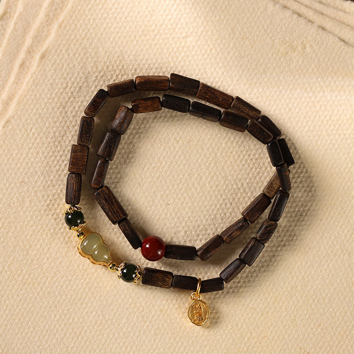 Dagargan Jade Agarwood Bracelet.
