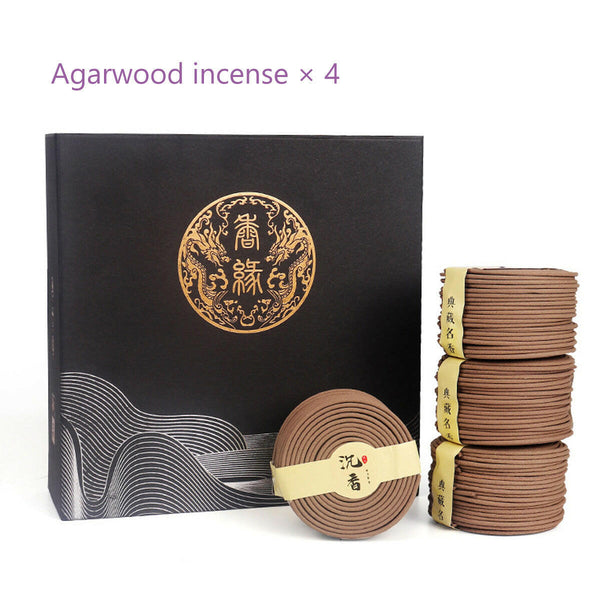 Handmade Natural Agarwood Spiral Incense