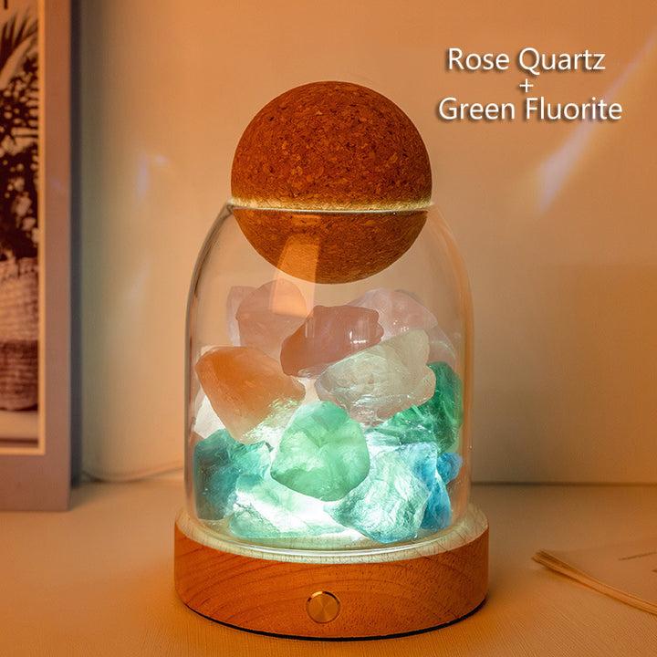 Crystal Aroma Diffuser with Night - light.